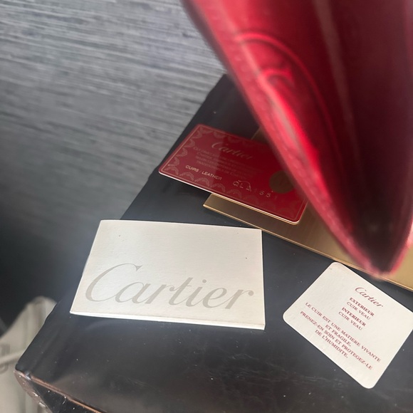 Cartier Burgundy Leather Wallet see pics! - Picture 9 of 12
